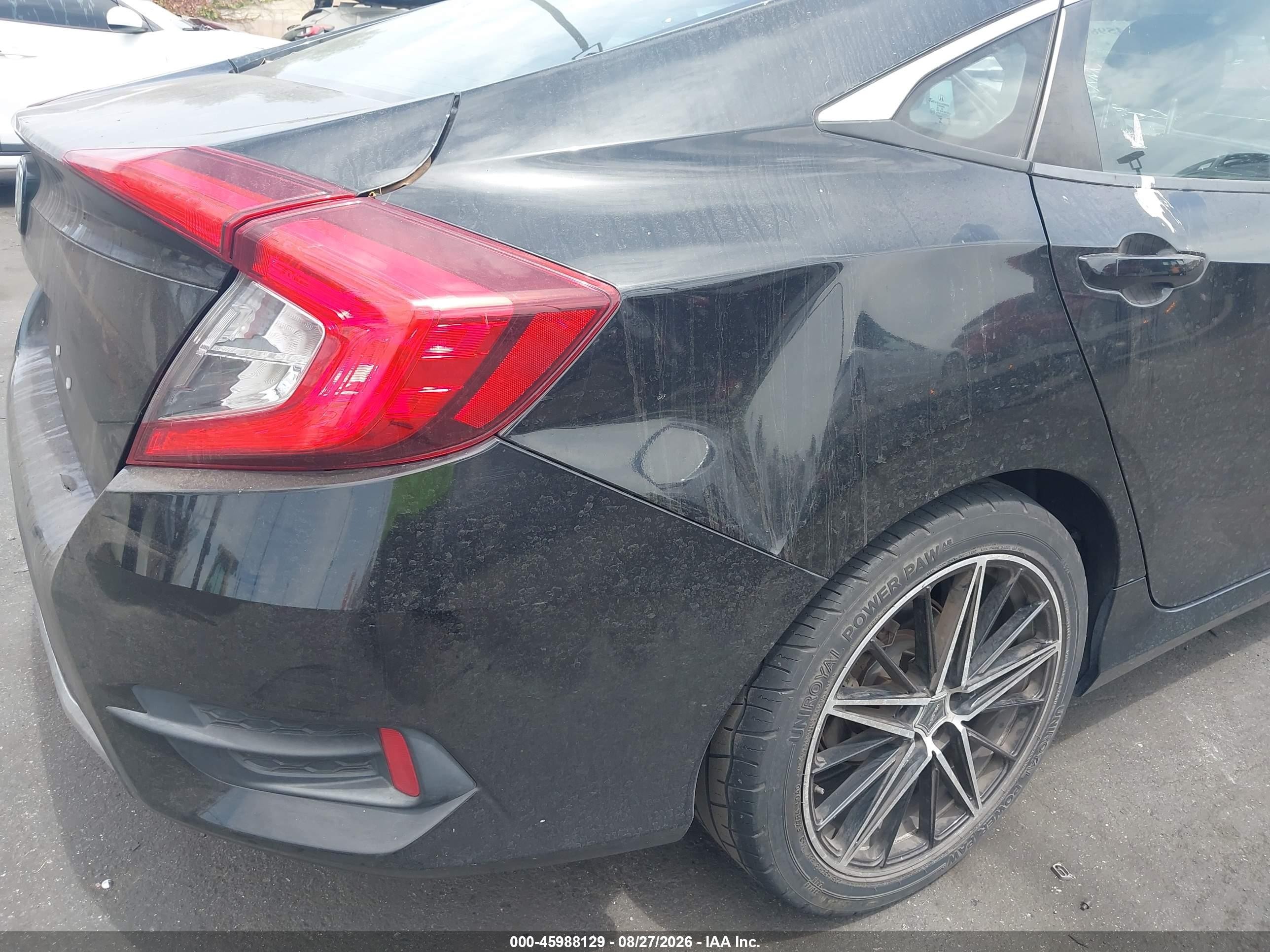 2020 Honda Civic Lx Black vin: 2HGFC2F61LH534022