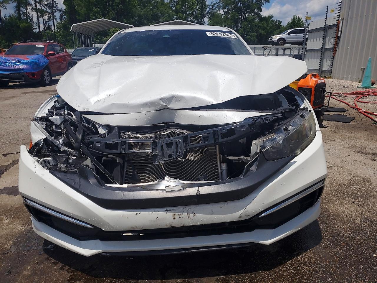 2020 Honda Civic Lx White vin: 2HGFC2F62LH559706