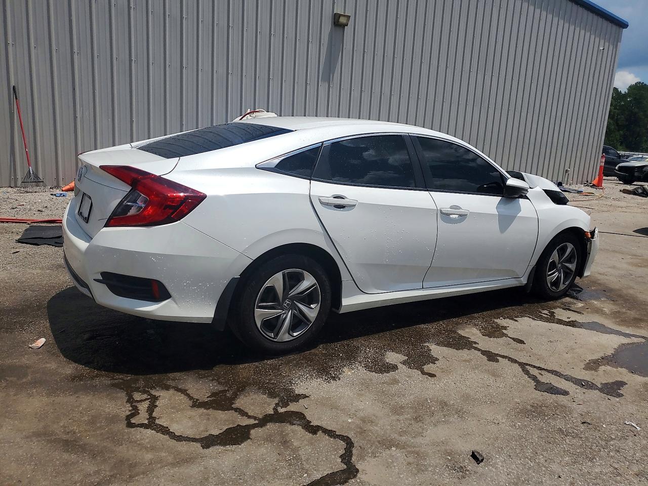 2020 Honda Civic Lx White vin: 2HGFC2F62LH559706