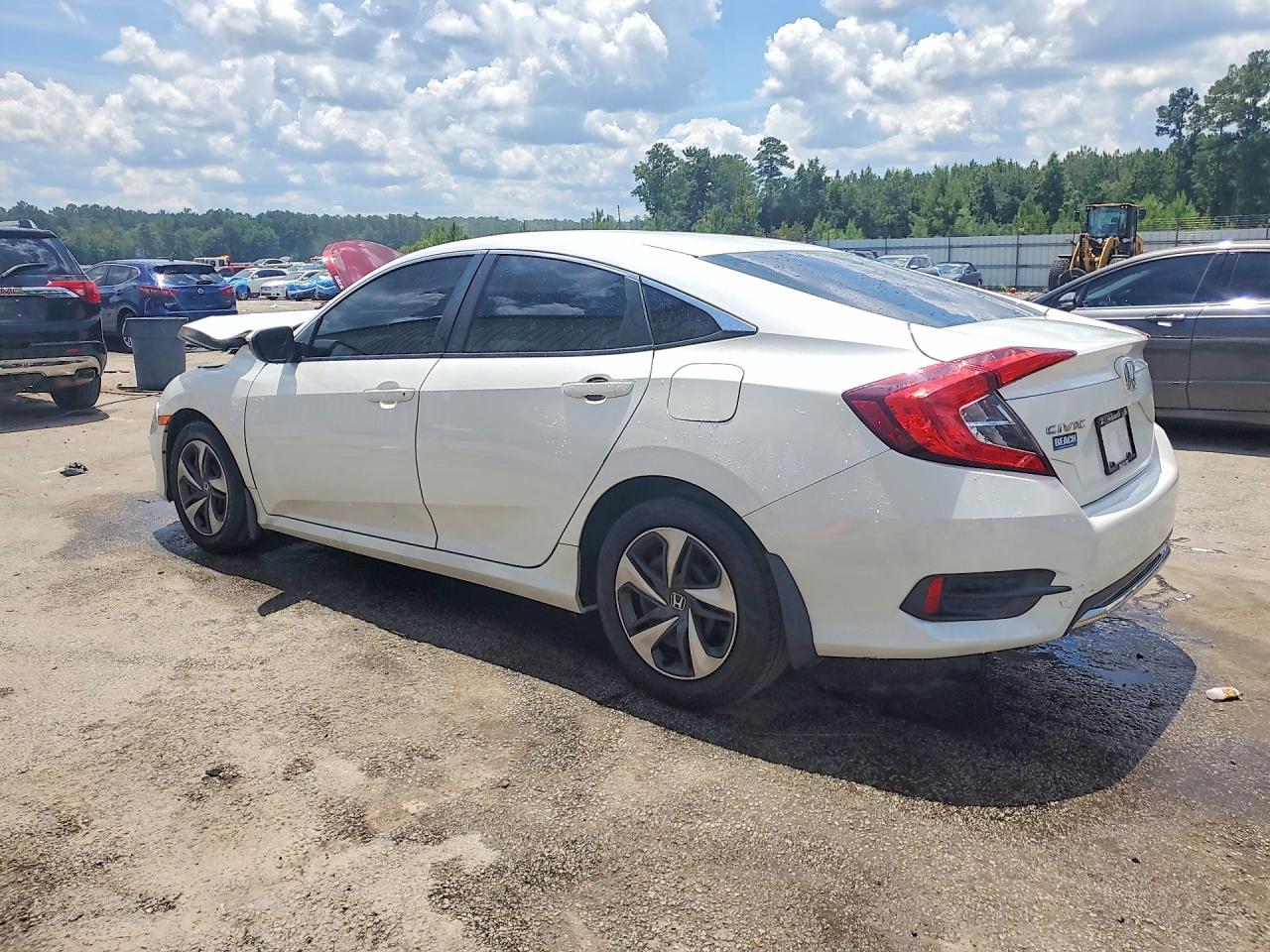 2020 Honda Civic Lx White vin: 2HGFC2F62LH559706