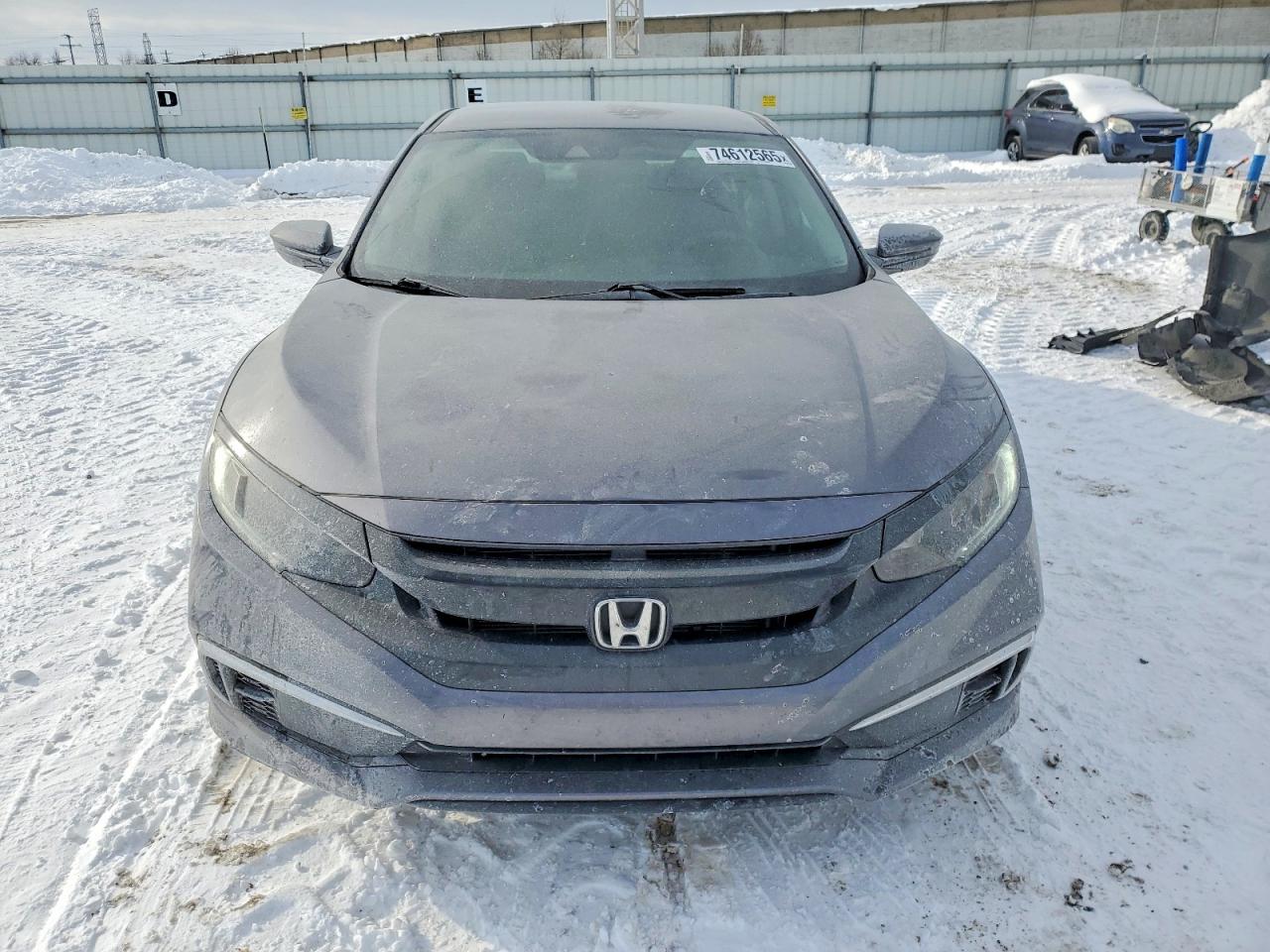 2021 Honda Civic Lx Gray vin: 2HGFC2F62MH525878
