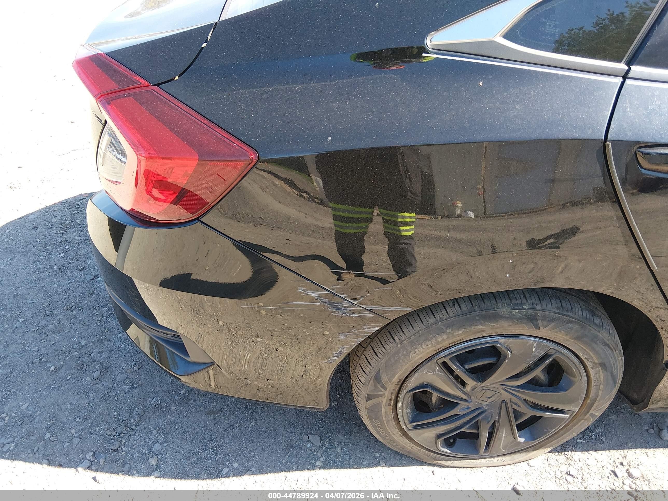 2019 Honda Civic Lx Black vin: 2HGFC2F63KH544338