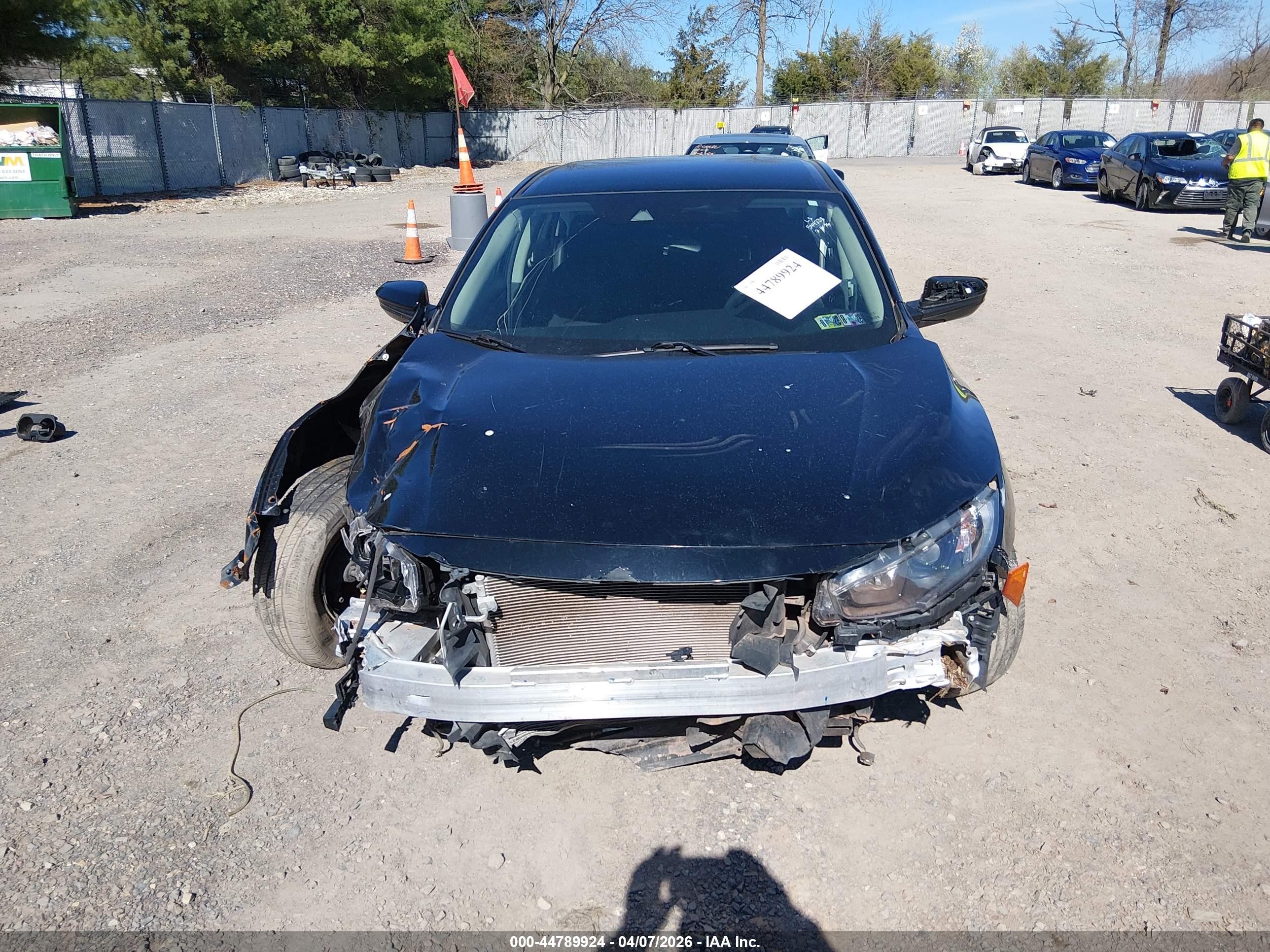 2019 Honda Civic Lx Black vin: 2HGFC2F63KH544338