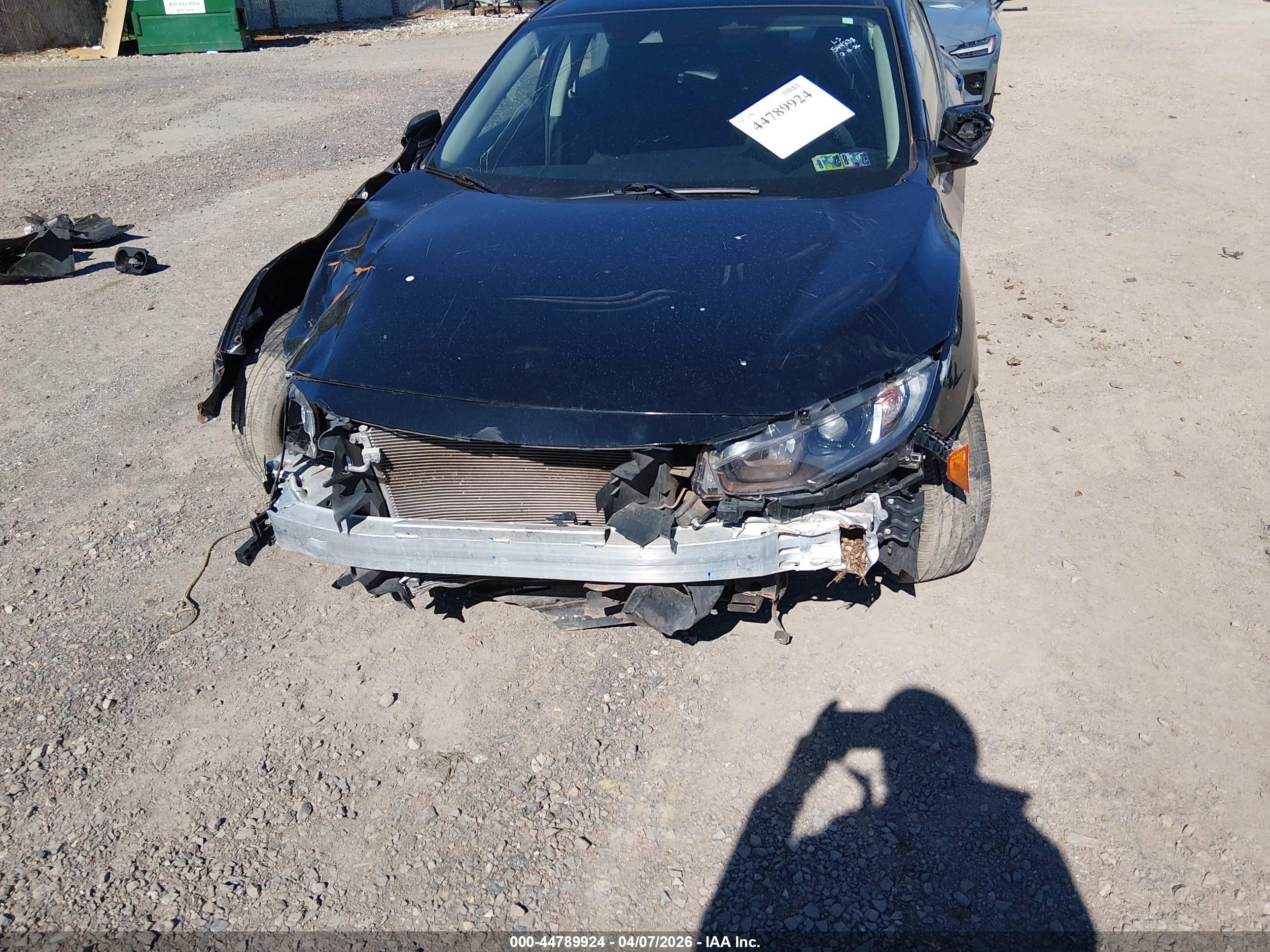 2019 Honda Civic Lx Black vin: 2HGFC2F63KH544338