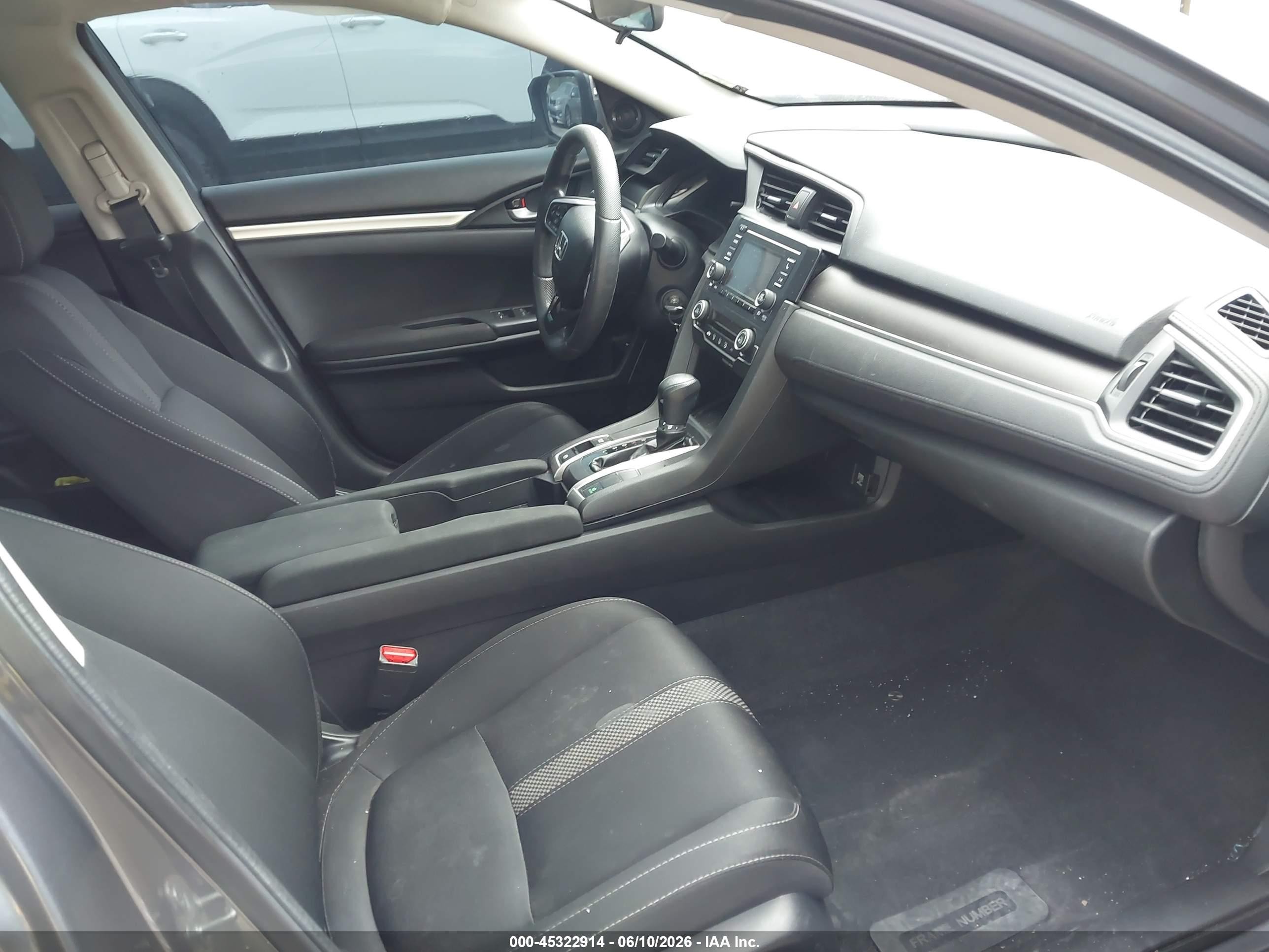2020 Honda Civic Lx Gray vin: 2HGFC2F63LH514029