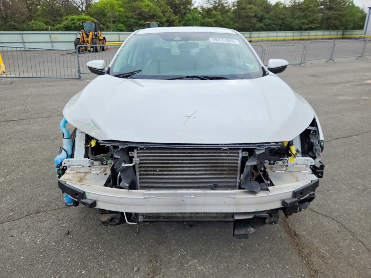 2020 Honda Civic Lx White vin: 2HGFC2F63LH517481