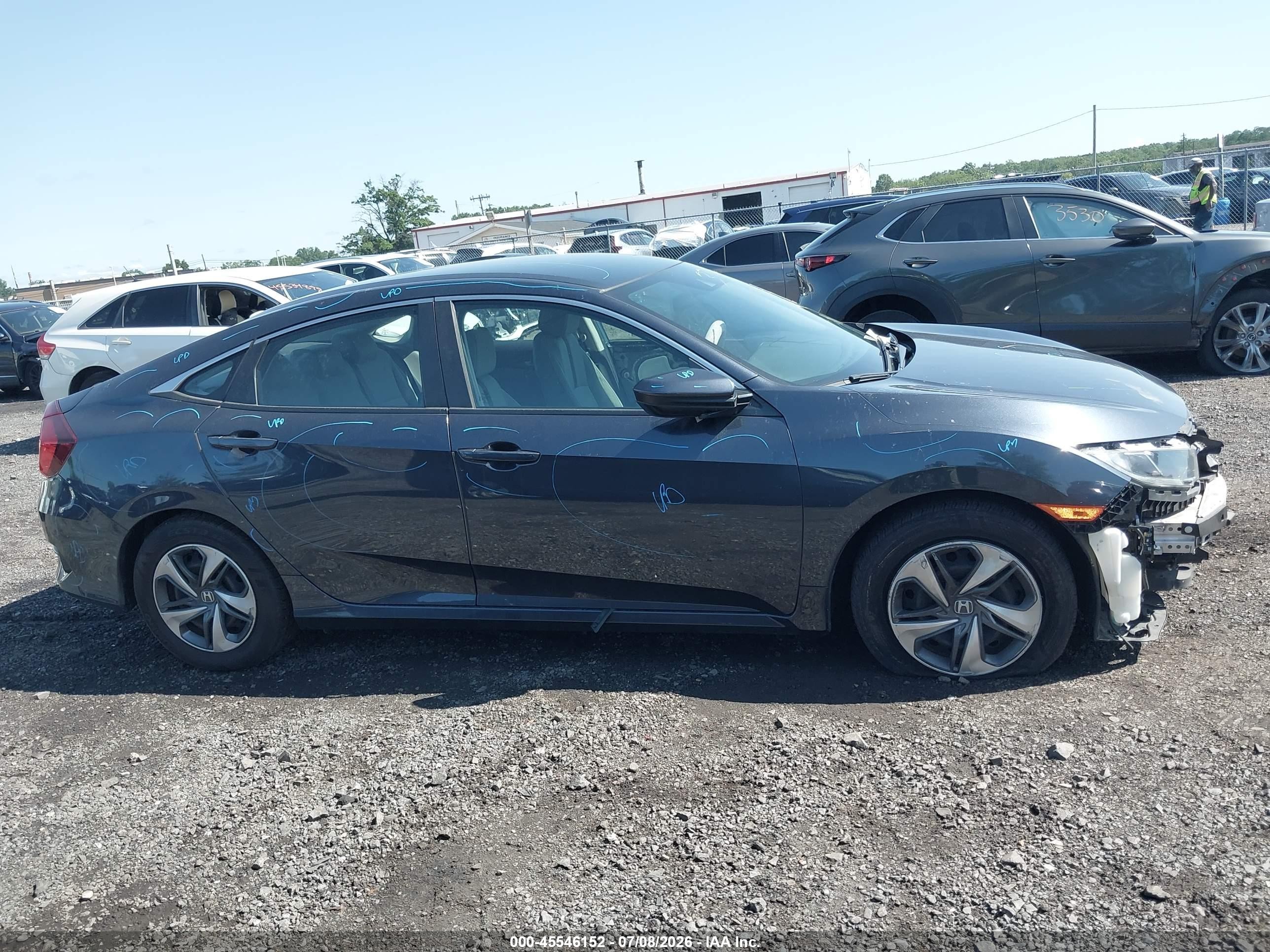 2021 Honda Civic Lx Black vin: 2HGFC2F63MH536338