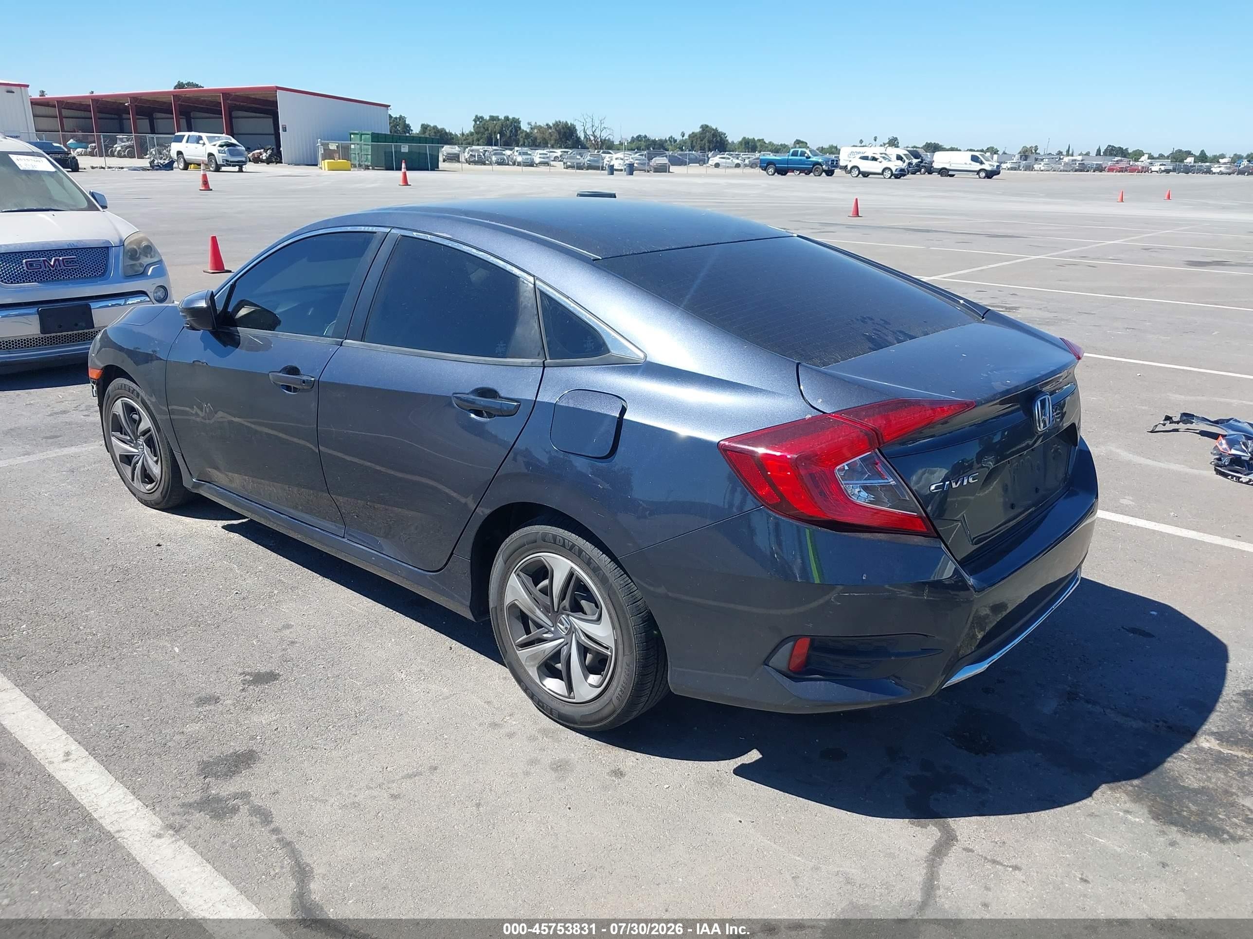 2021 Honda Civic Lx Blue vin: 2HGFC2F63MH560140