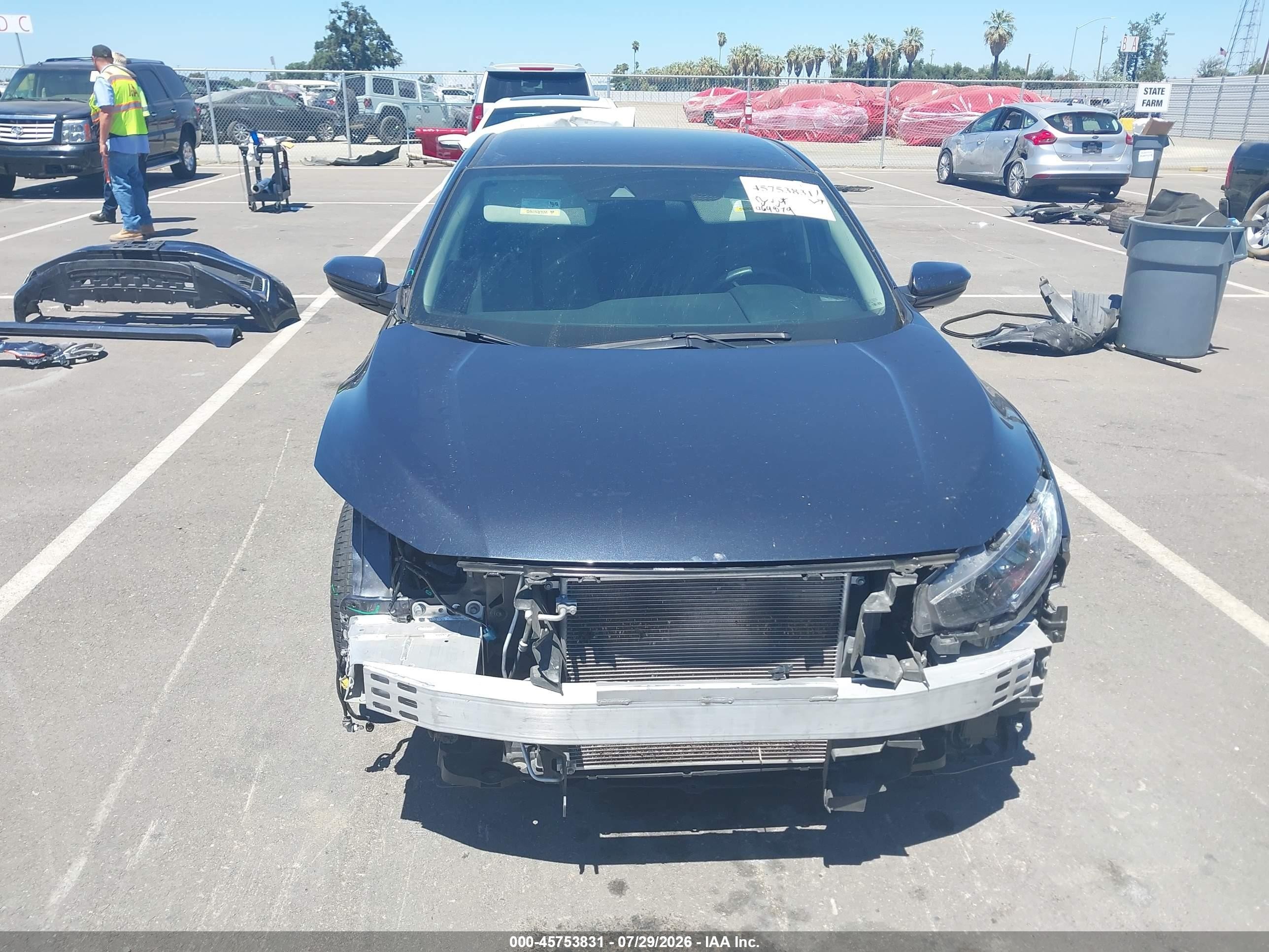 2021 Honda Civic Lx Blue vin: 2HGFC2F63MH560140