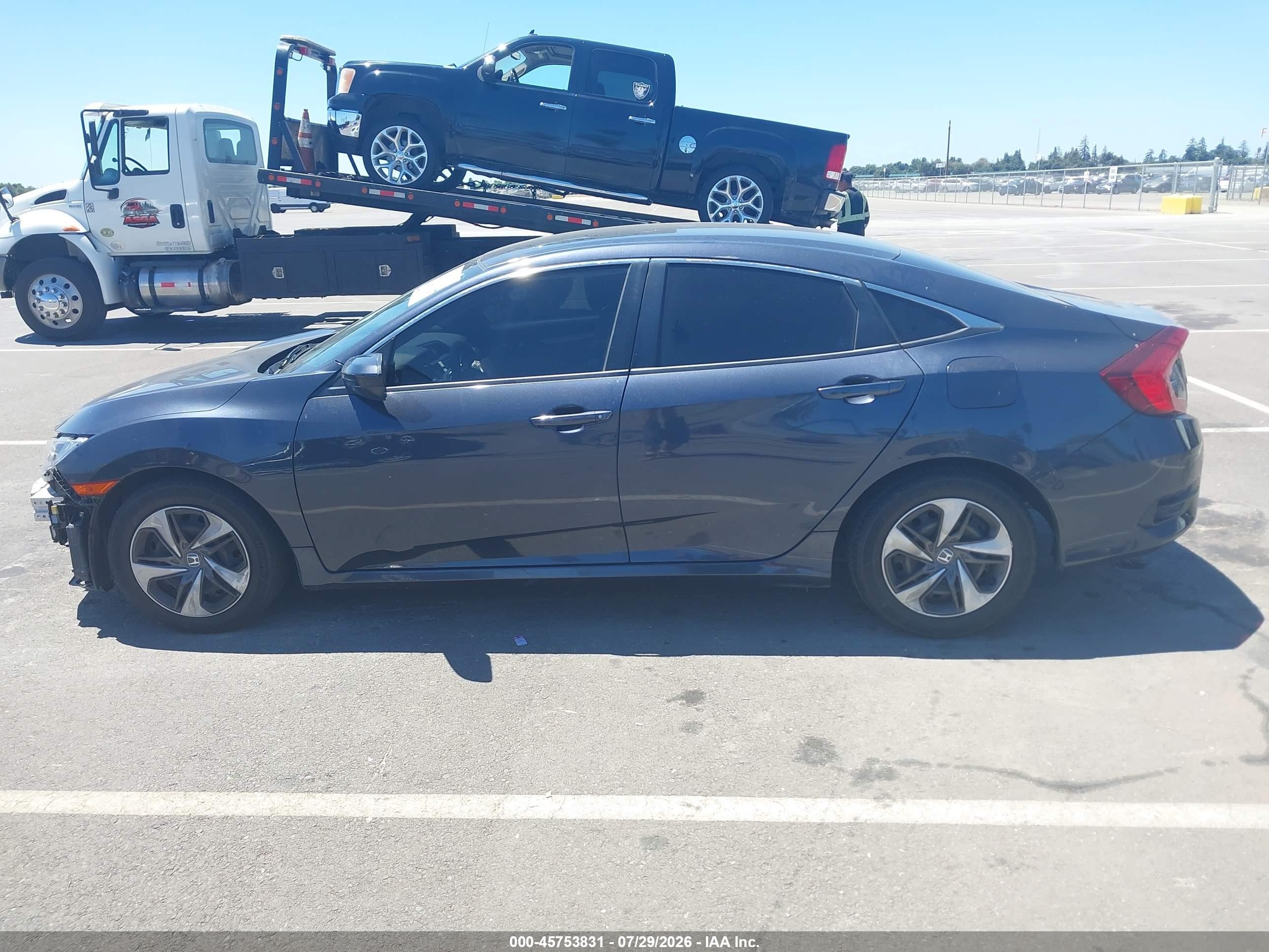2021 Honda Civic Lx Blue vin: 2HGFC2F63MH560140