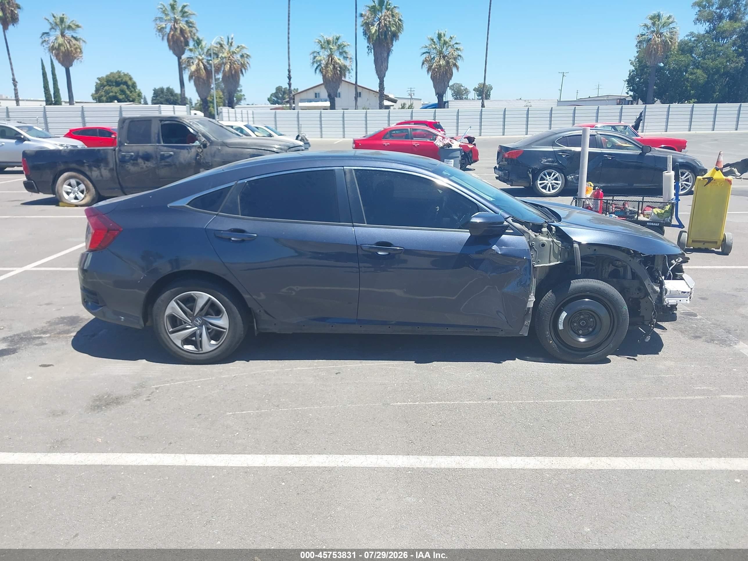 2021 Honda Civic Lx Blue vin: 2HGFC2F63MH560140