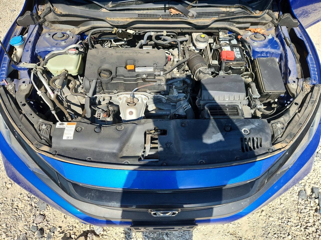 2019 Honda Civic Lx Blue vin: 2HGFC2F64KH520324
