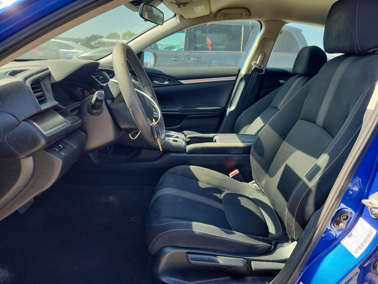 2019 Honda Civic Lx Blue vin: 2HGFC2F64KH520324