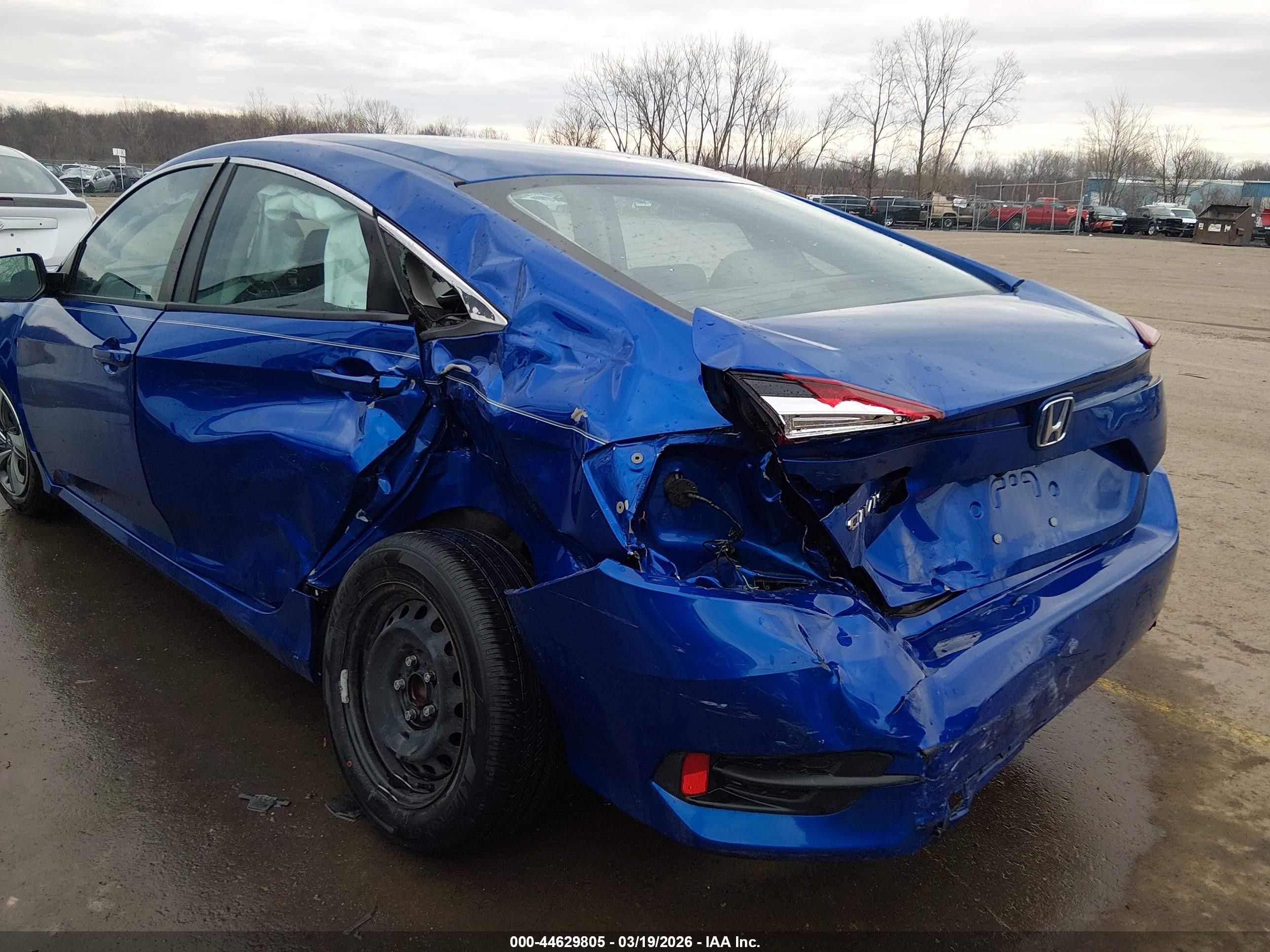 2019 Honda Civic Lx Blue vin: 2HGFC2F64KH532893