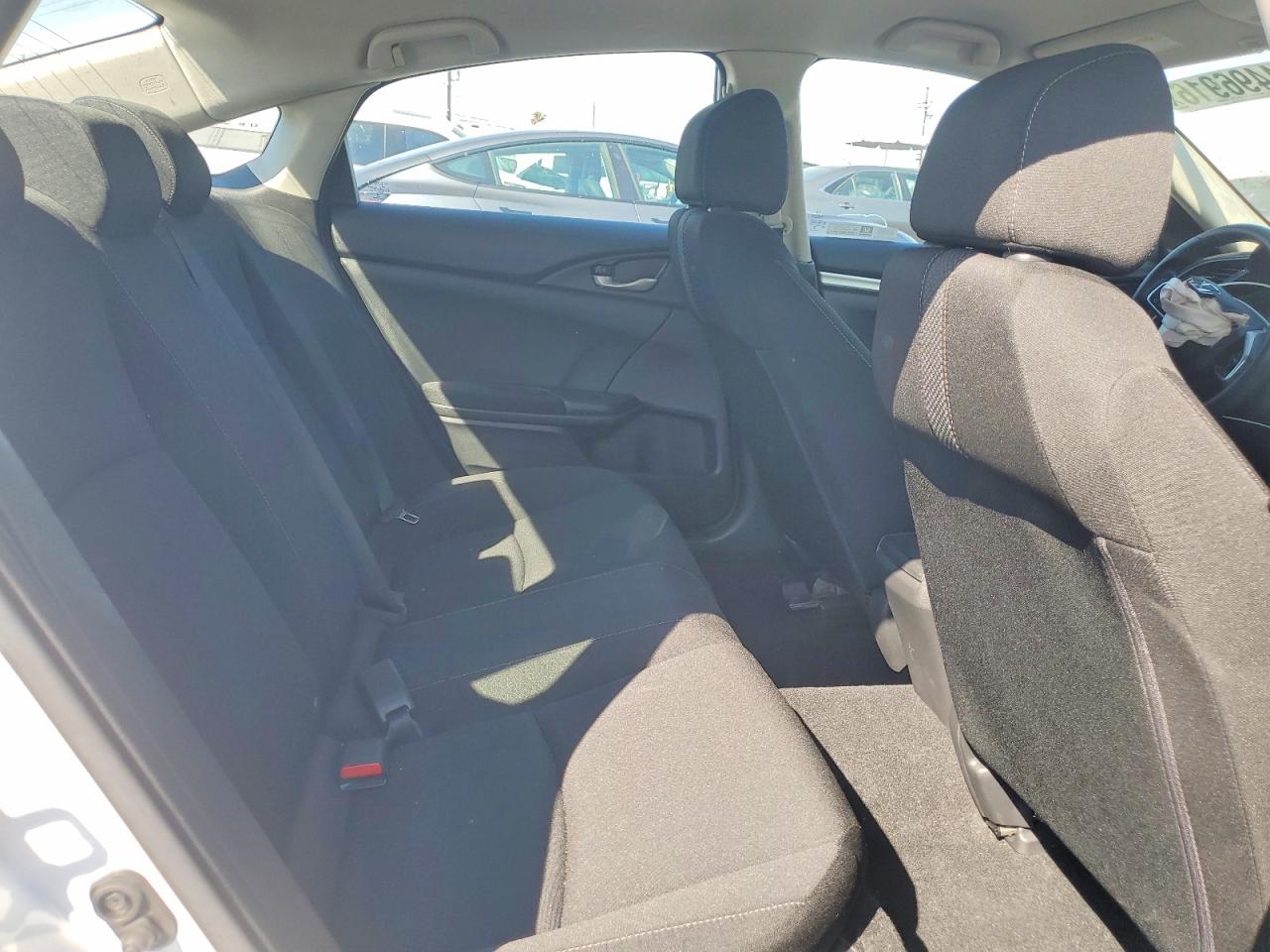 2019 Honda Civic Lx White vin: 2HGFC2F64KH597484