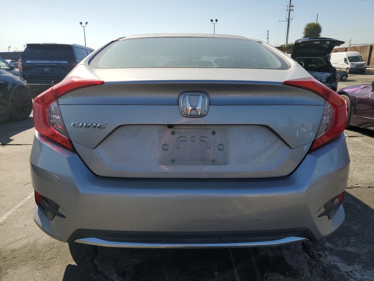 2020 Honda Civic Lx Silver vin: 2HGFC2F64LH513939