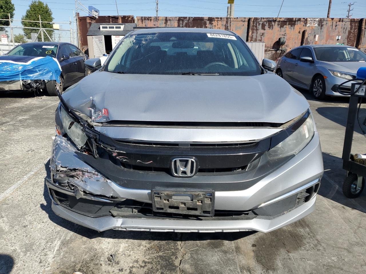 2020 Honda Civic Lx Silver vin: 2HGFC2F64LH513939