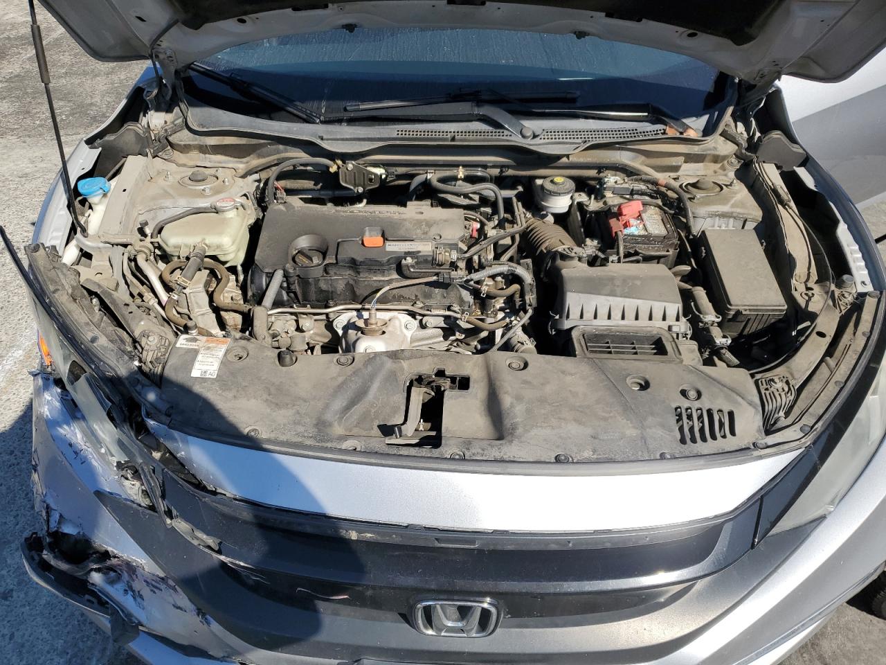 2020 Honda Civic Lx Silver vin: 2HGFC2F64LH513939