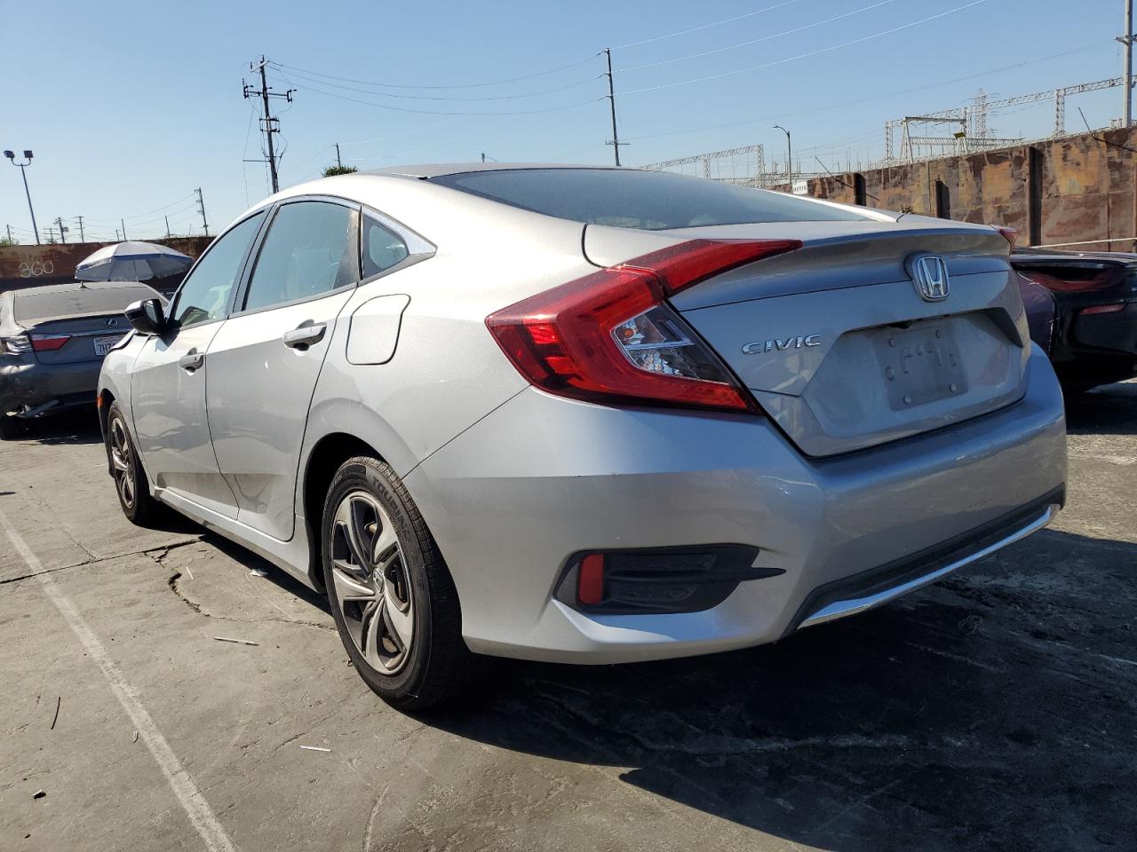 2020 Honda Civic Lx Silver vin: 2HGFC2F64LH513939