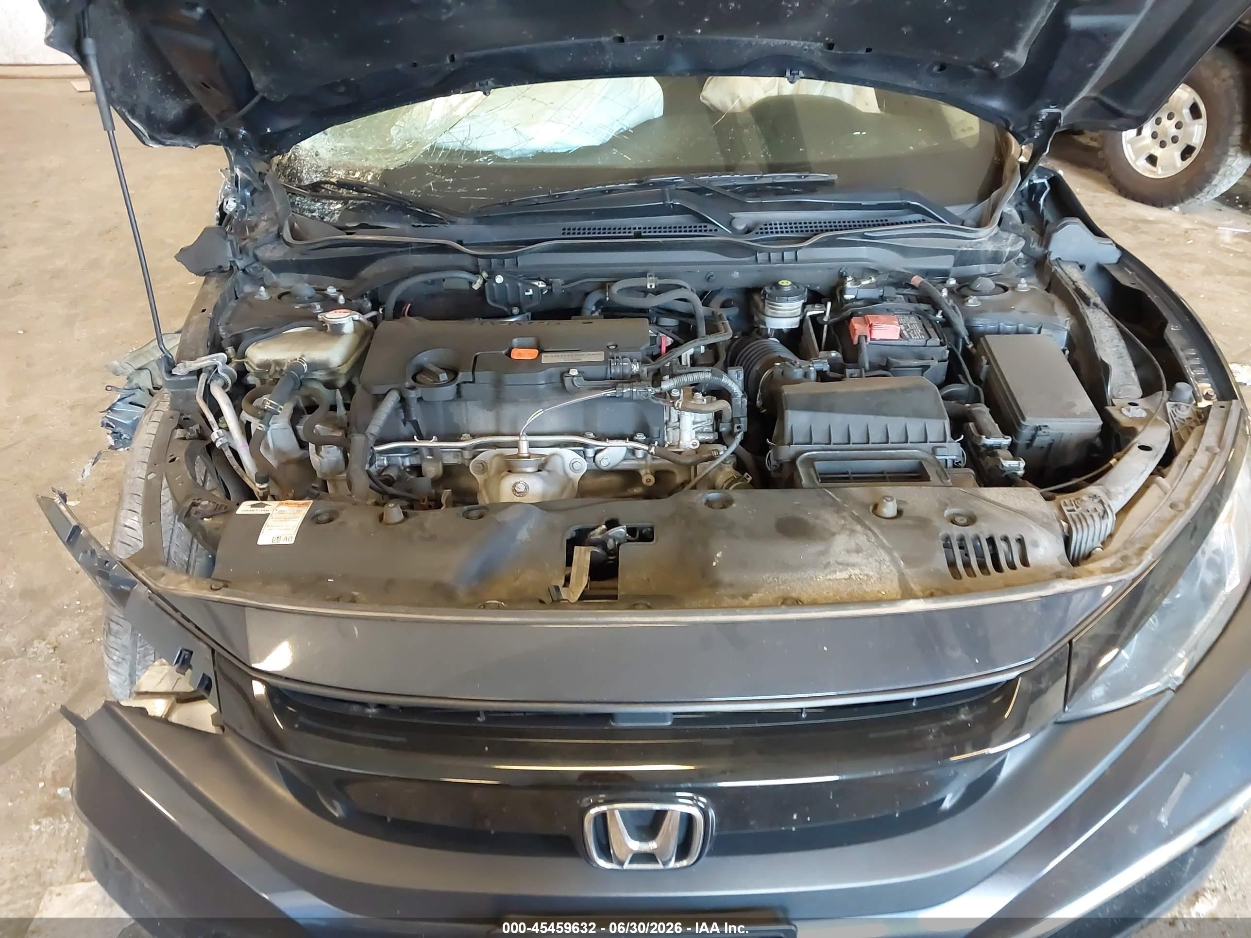 2020 Honda Civic Lx Gray vin: 2HGFC2F65LH565659