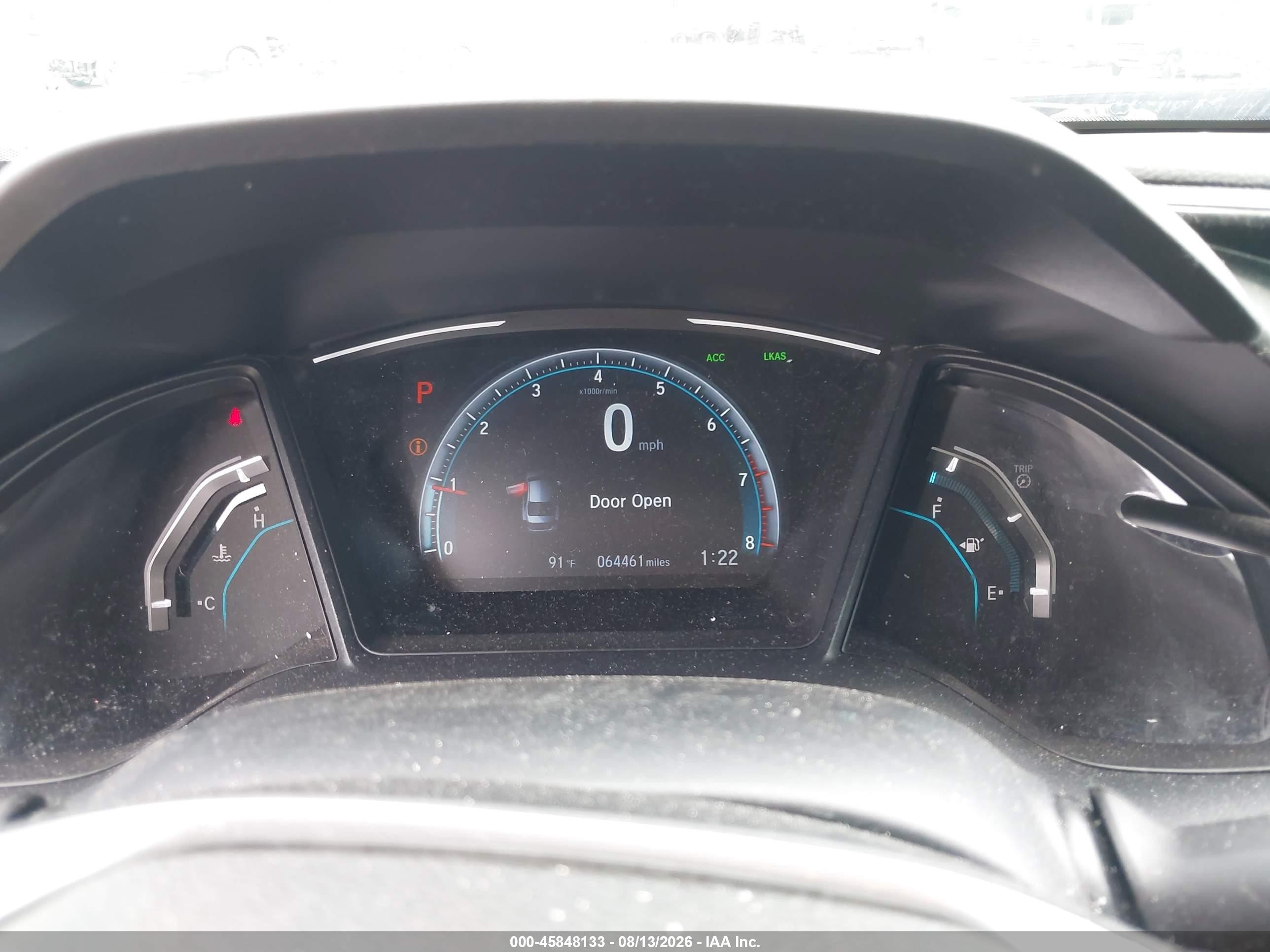 2020 Honda Civic Lx Серый vin: 2HGFC2F65LH575642
