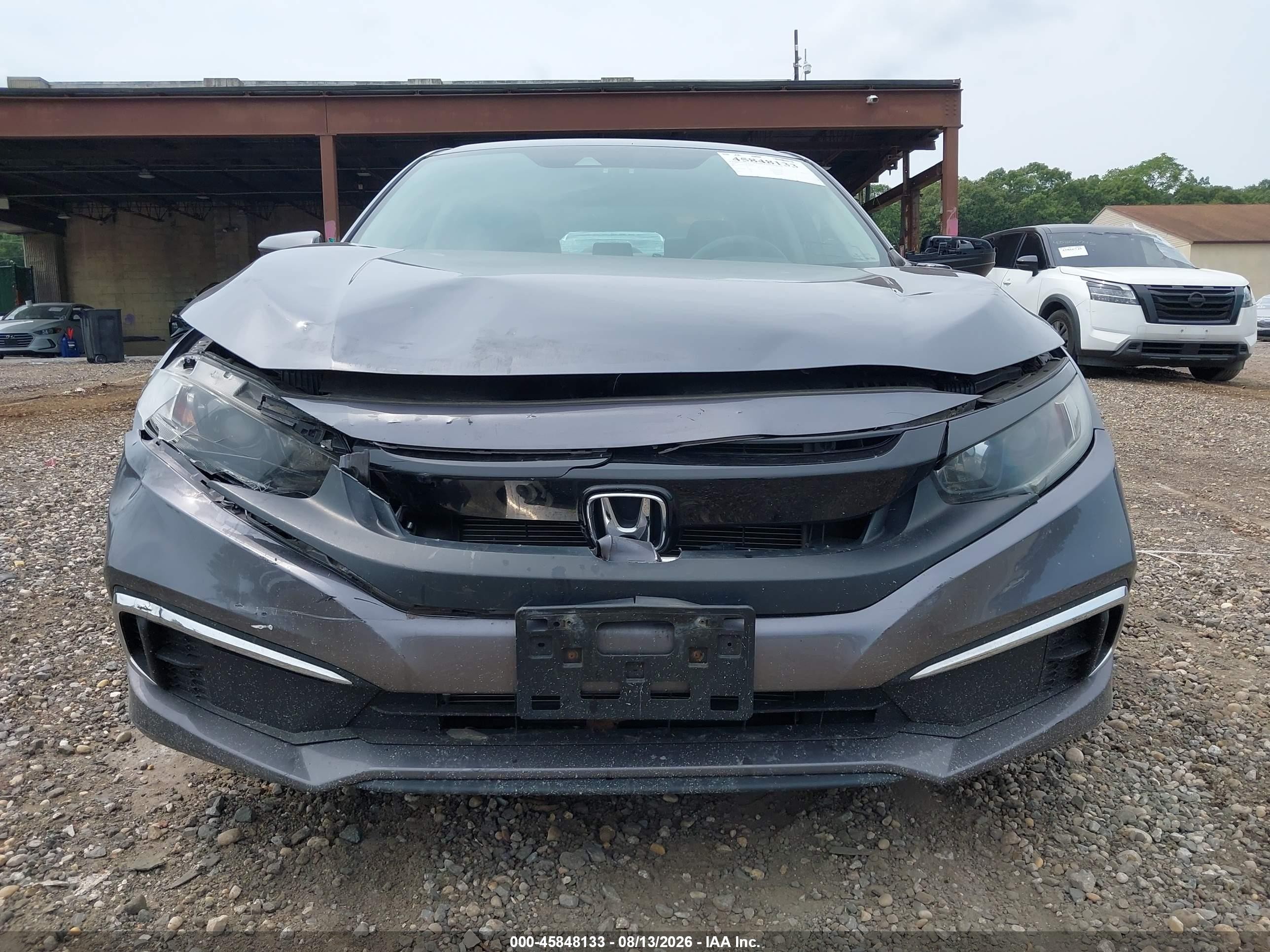 2020 Honda Civic Lx Серый vin: 2HGFC2F65LH575642