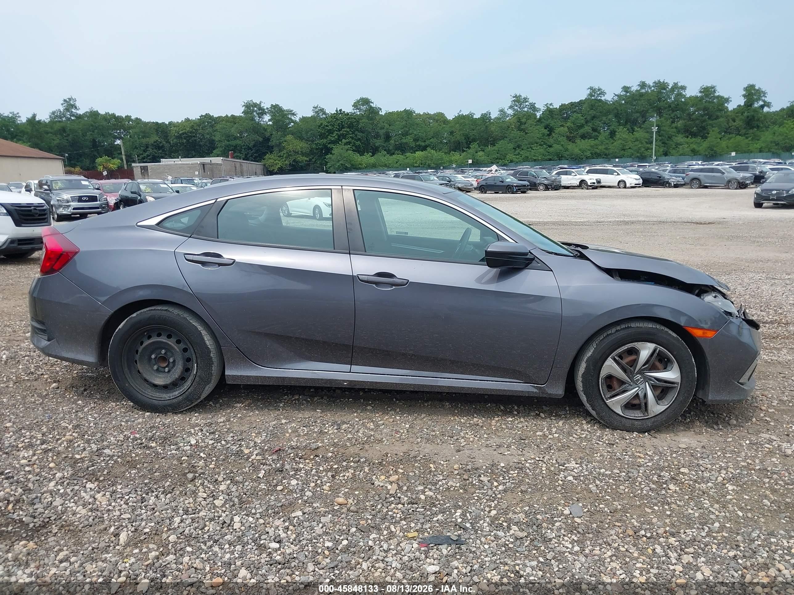 2020 Honda Civic Lx Серый vin: 2HGFC2F65LH575642