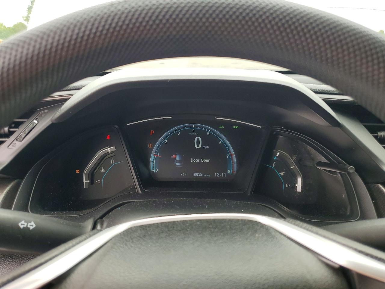 2021 Honda Civic Lx White vin: 2HGFC2F65MH510405