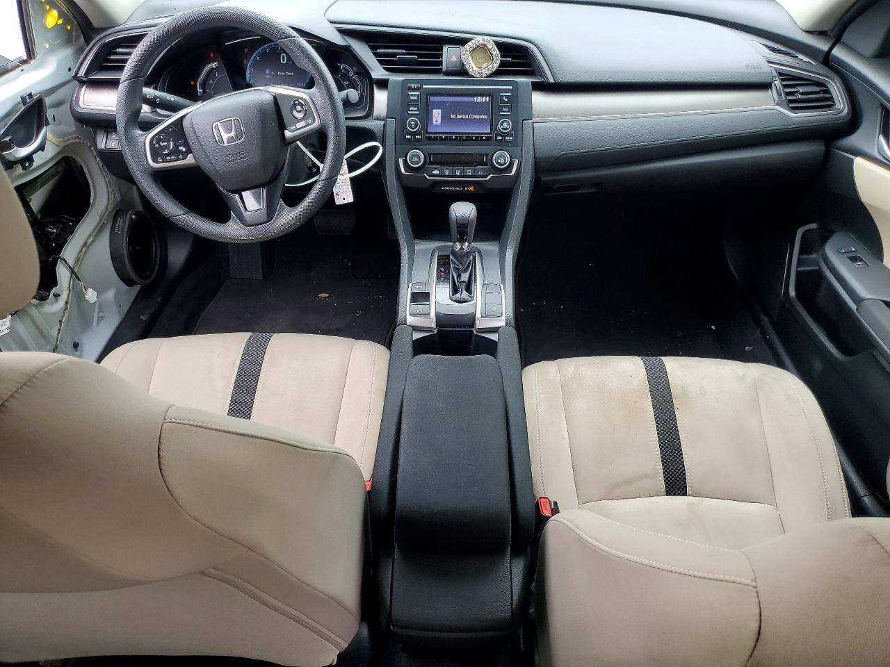 2021 Honda Civic Lx White vin: 2HGFC2F65MH510405