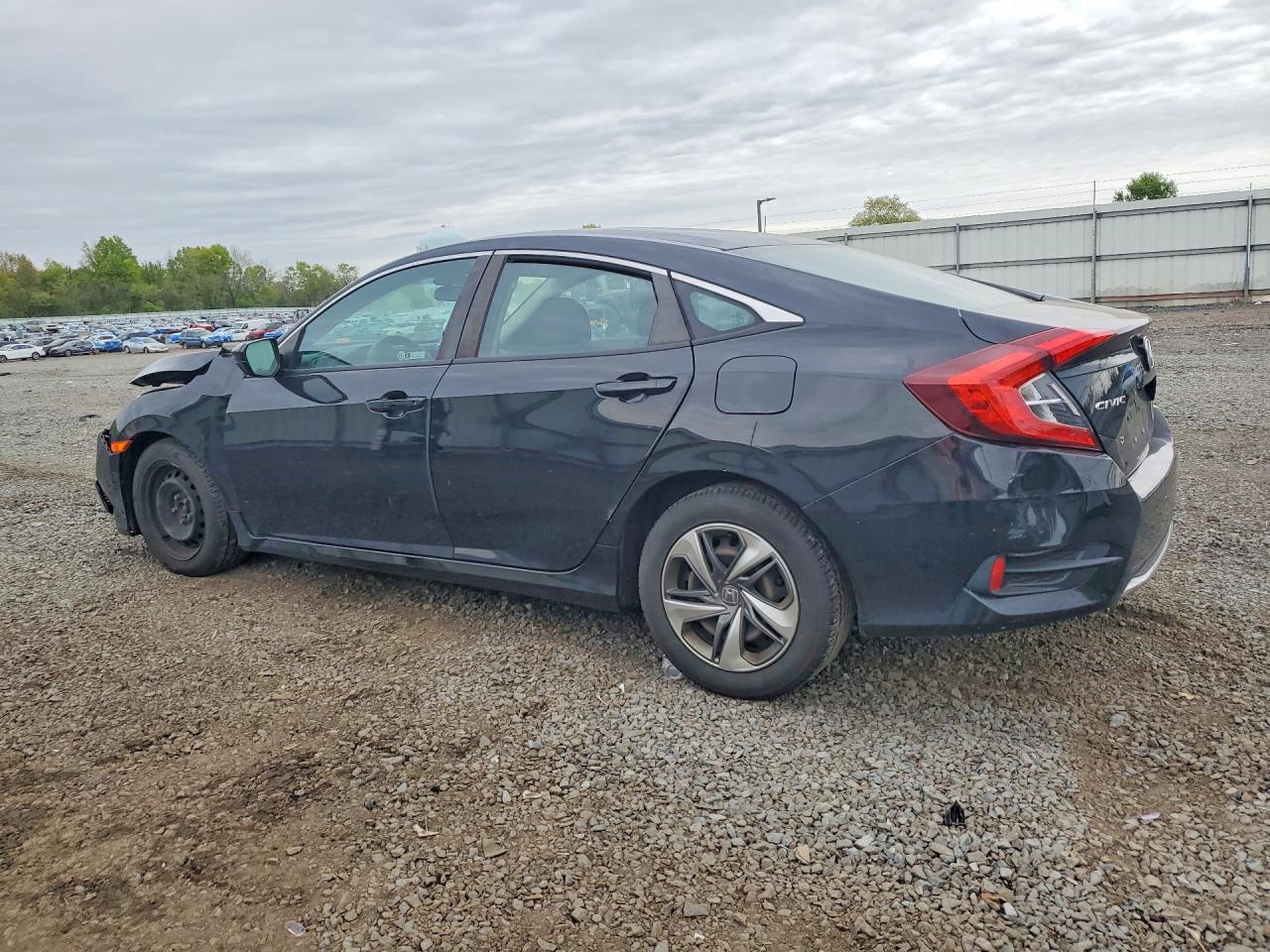 2019 Honda Civic Lx Black vin: 2HGFC2F66KH544351
