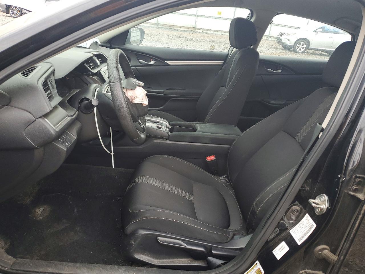2019 Honda Civic Lx Black vin: 2HGFC2F66KH544351