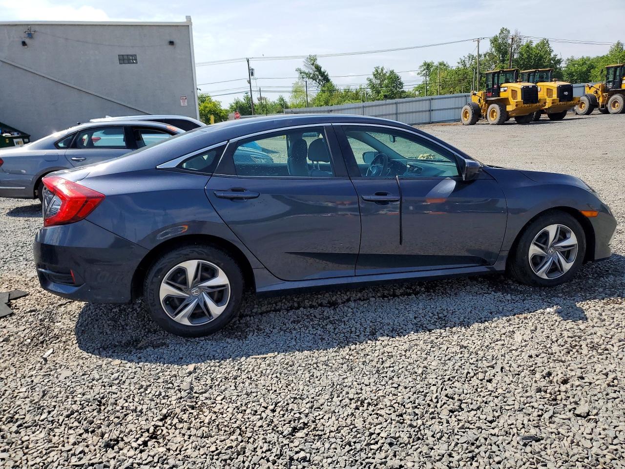 2019 Honda Civic Lx Gray vin: 2HGFC2F66KH553597