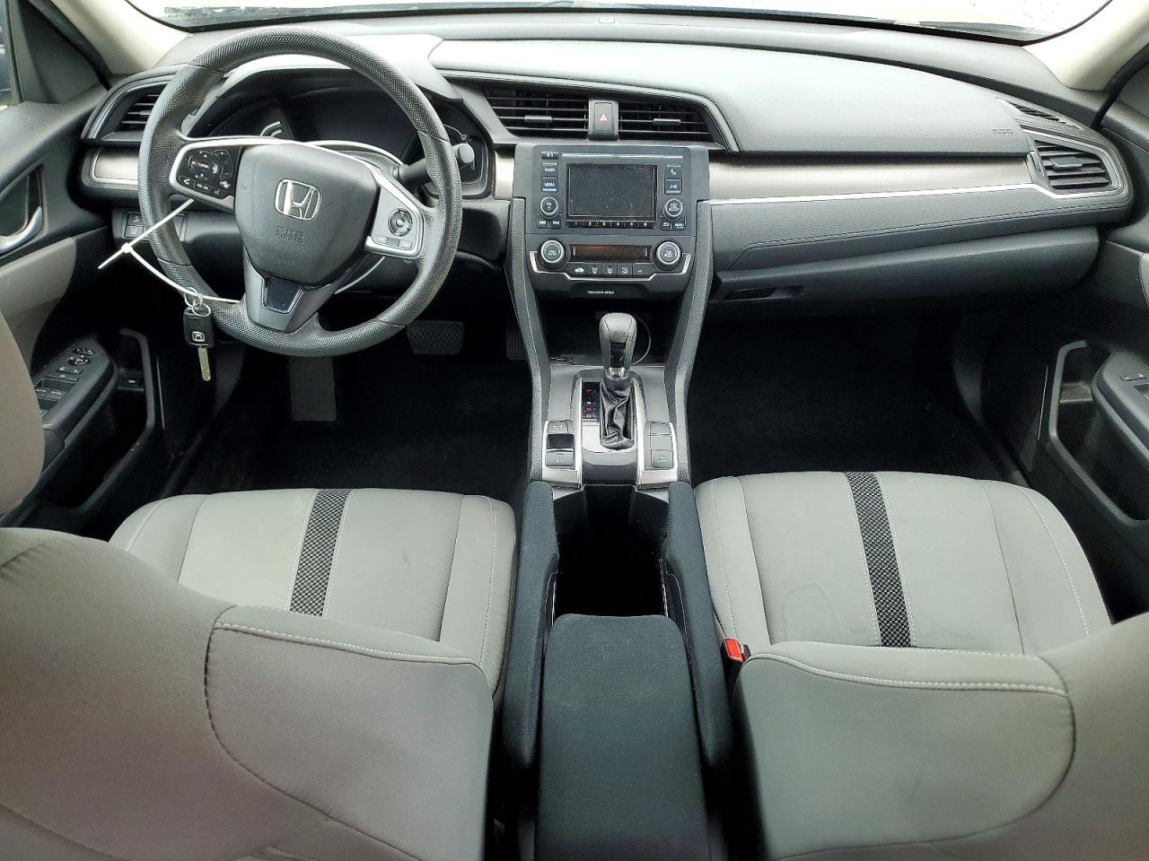 2019 Honda Civic Lx Gray vin: 2HGFC2F66KH553597