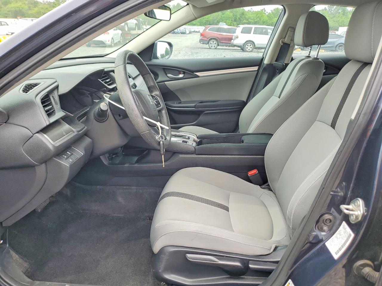 2019 Honda Civic Lx Gray vin: 2HGFC2F66KH553597