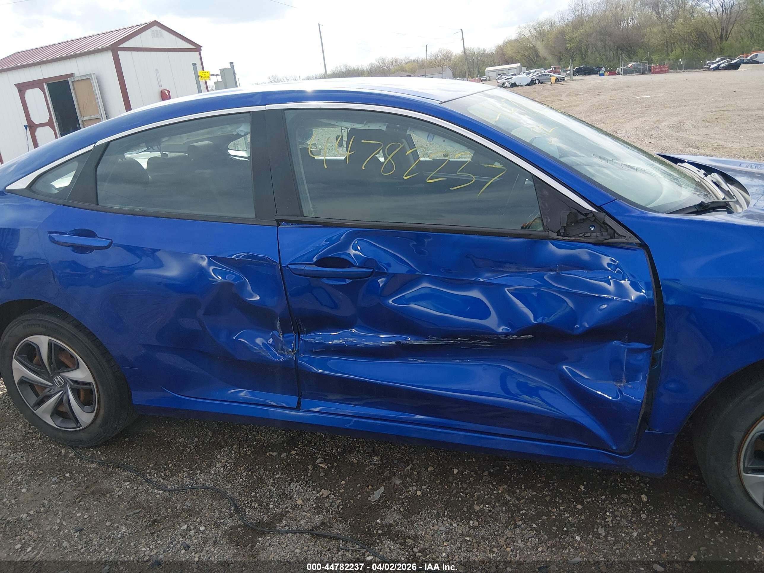 2020 Honda Civic Lx Blue vin: 2HGFC2F66LH548319