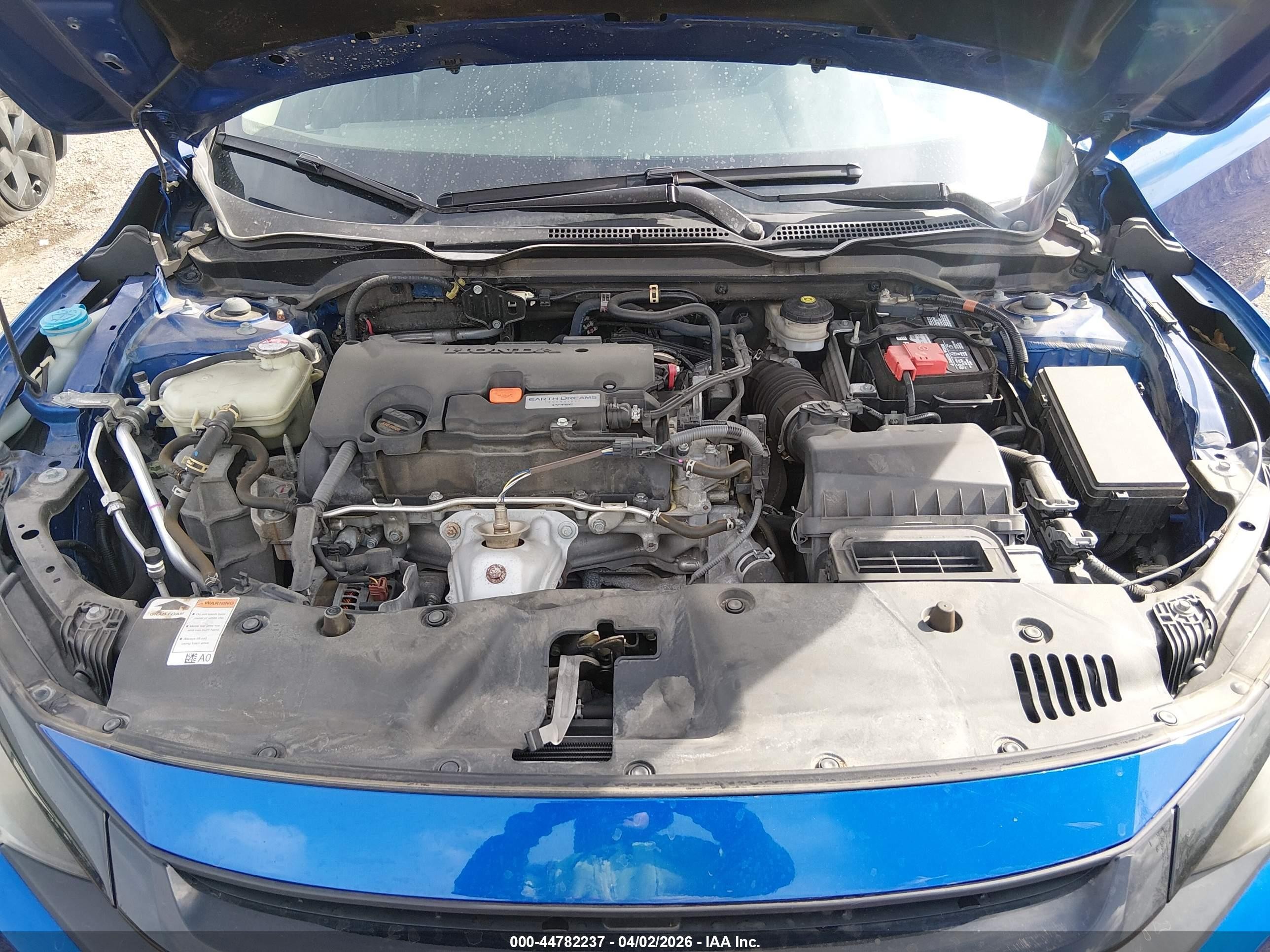 2020 Honda Civic Lx Blue vin: 2HGFC2F66LH548319