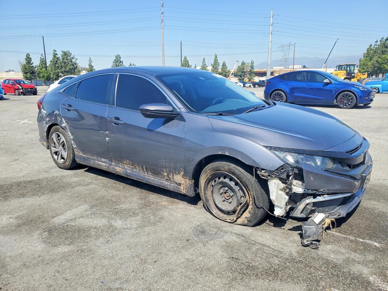 2020 Honda Civic Lx Угольный vin: 2HGFC2F66LH590389