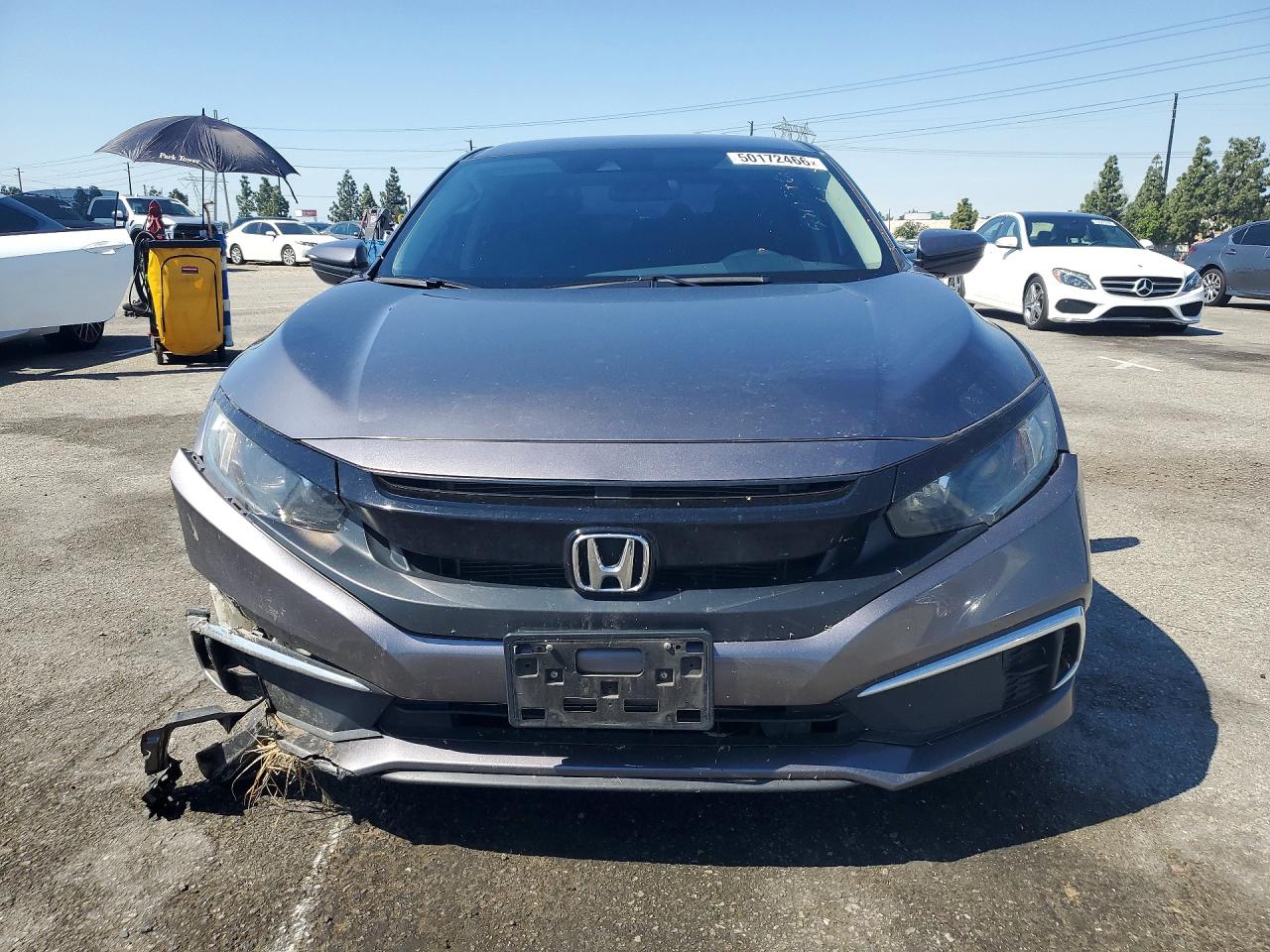 2020 Honda Civic Lx Угольный vin: 2HGFC2F66LH590389