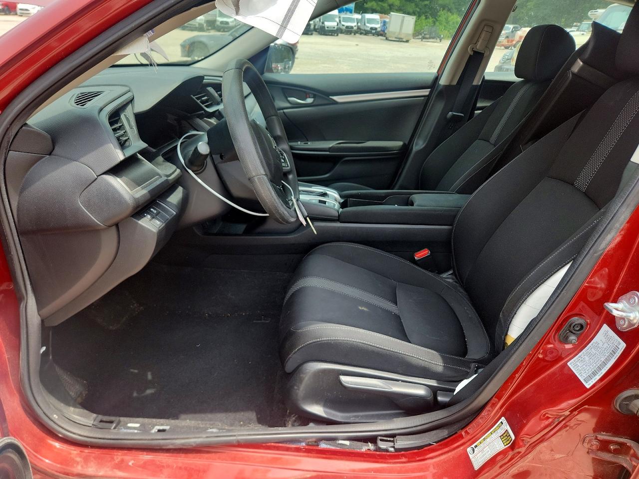 2021 Honda Civic Lx Red vin: 2HGFC2F66MH514138