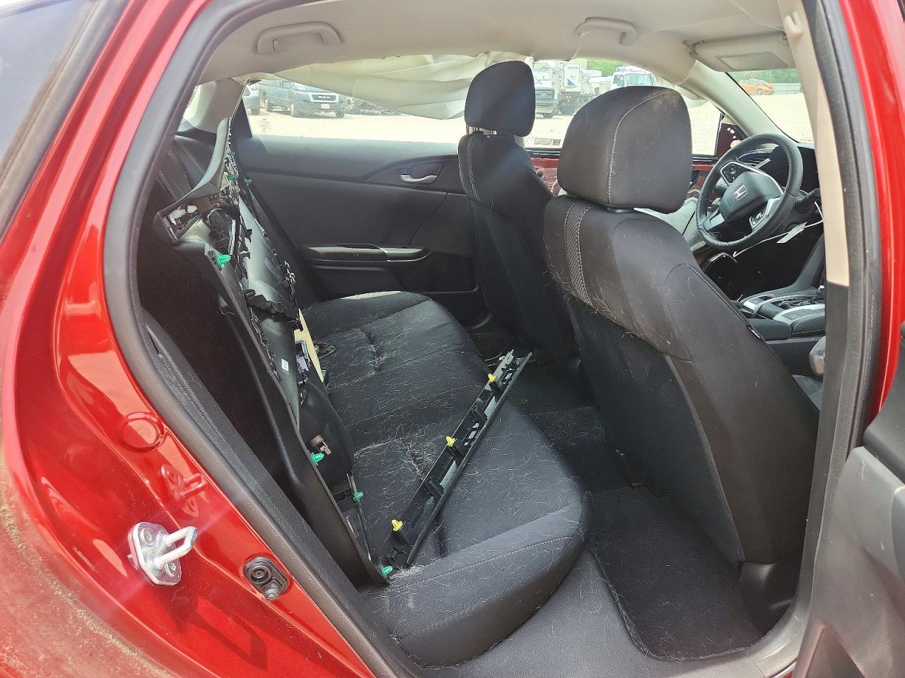 2021 Honda Civic Lx Red vin: 2HGFC2F66MH514138