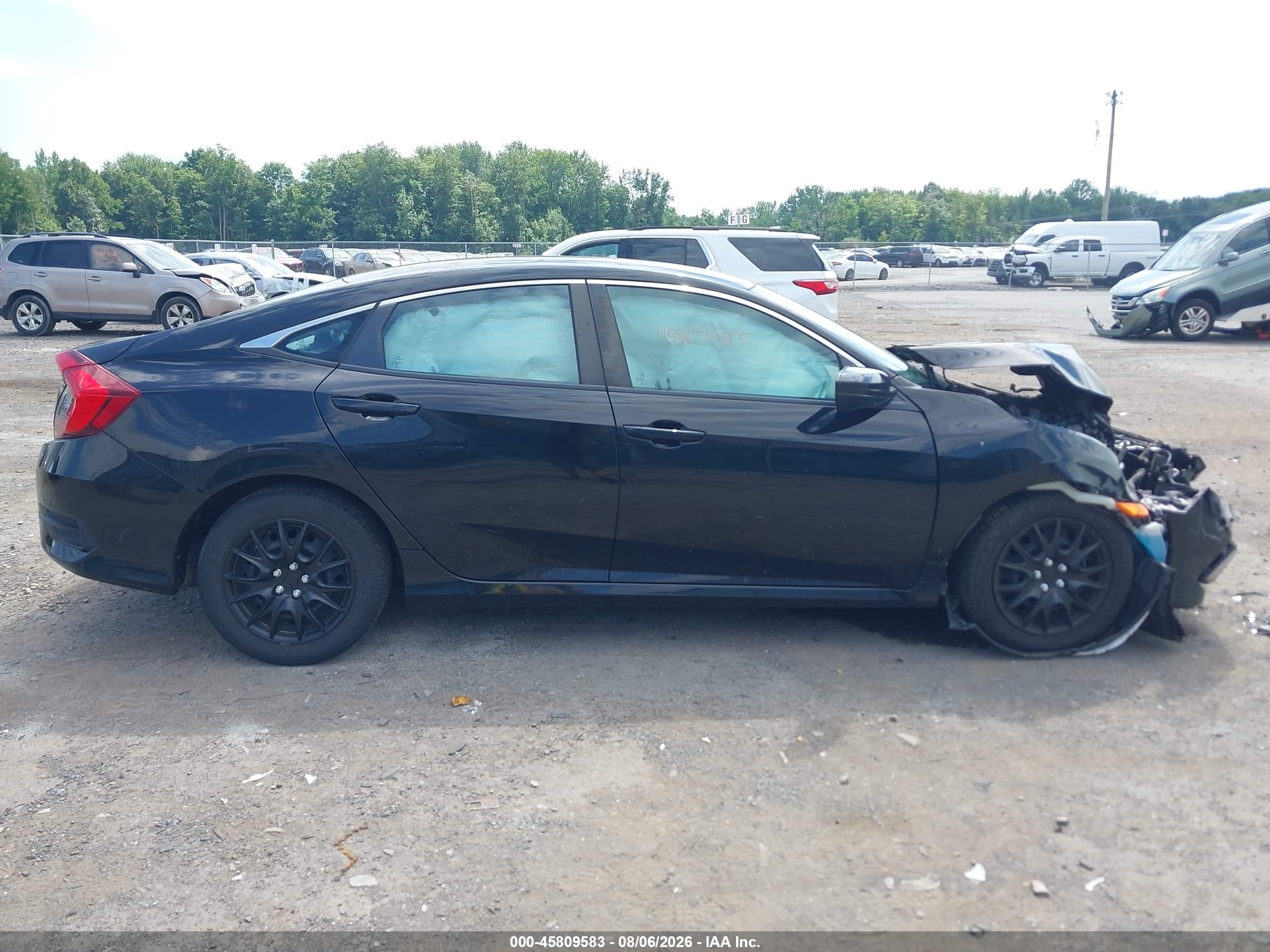 2020 Honda Civic Lx Black vin: 2HGFC2F67LH589414