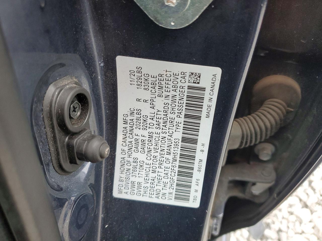 2021 Honda Civic Lx Угольный vin: 2HGFC2F67MH513953