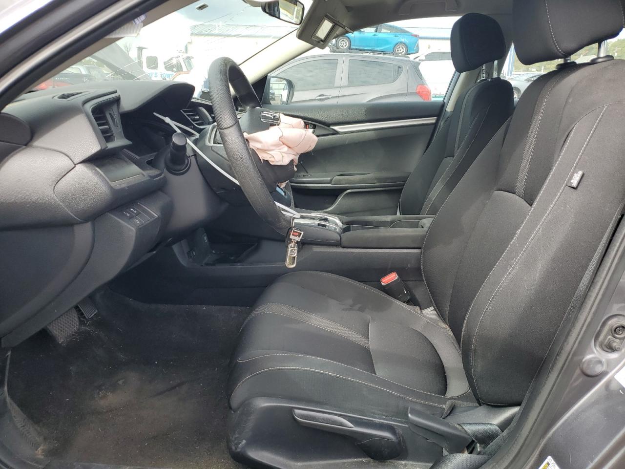 2019 Honda Civic Lx Gray vin: 2HGFC2F68KH606557