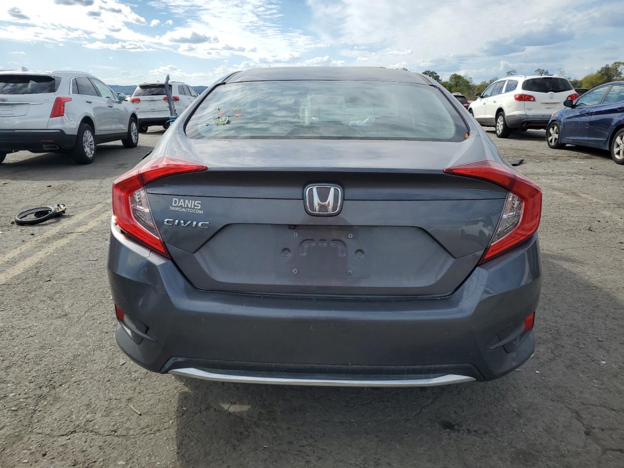 2019 Honda Civic Lx Gray vin: 2HGFC2F68KH606557