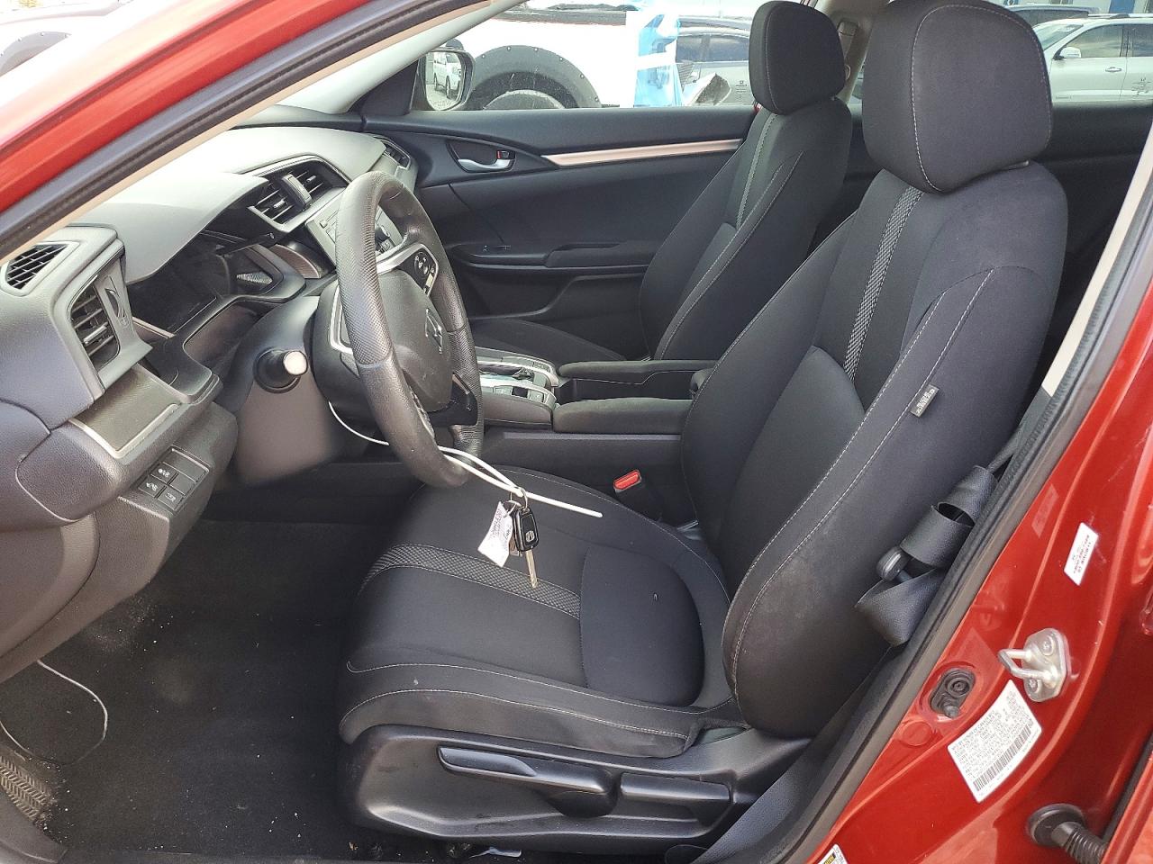2020 Honda Civic Lx Red vin: 2HGFC2F68LH576042