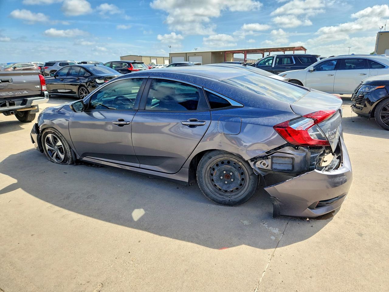 2021 Honda Civic Lx Gray vin: 2HGFC2F68MH521026
