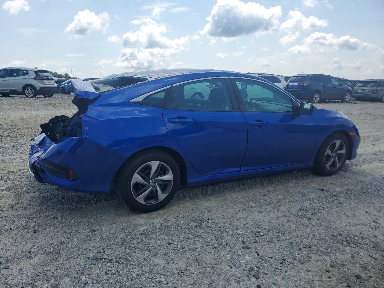 2021 Honda Civic Lx Синий vin: 2HGFC2F68MH559002
