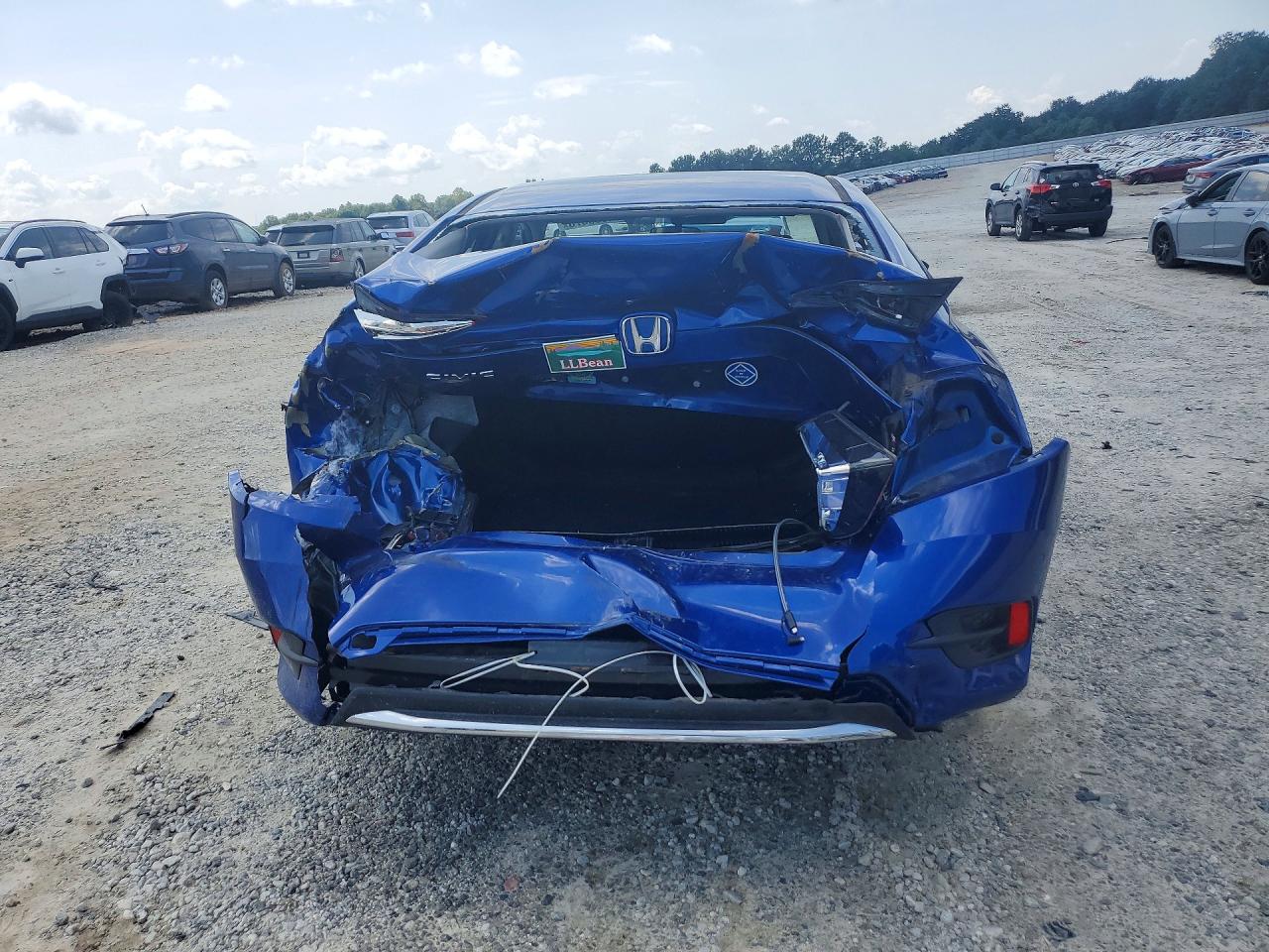 2021 Honda Civic Lx Синий vin: 2HGFC2F68MH559002