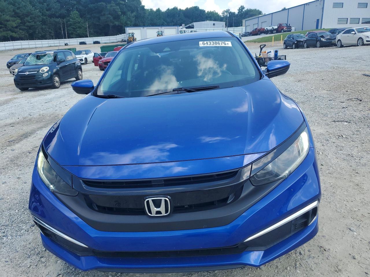 2021 Honda Civic Lx Синий vin: 2HGFC2F68MH559002