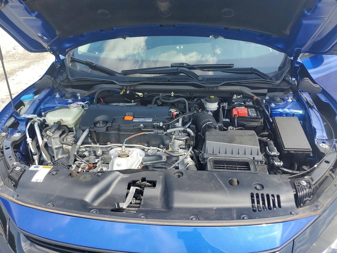 2021 Honda Civic Lx Синий vin: 2HGFC2F68MH559002